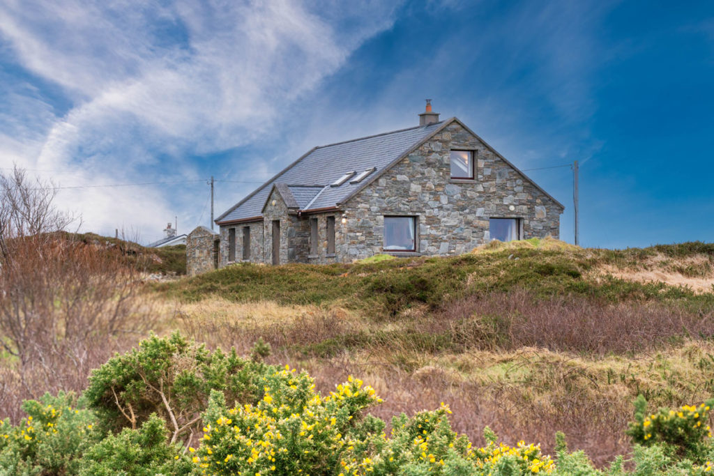 3 Bedrooms - Sleeps 7. Ideal family cottage at Cleggan, Connemara with wonderful ocean views. Great value all year round.