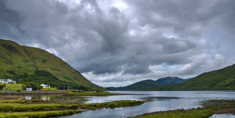 Killary Harbour at Leenane in Connemara