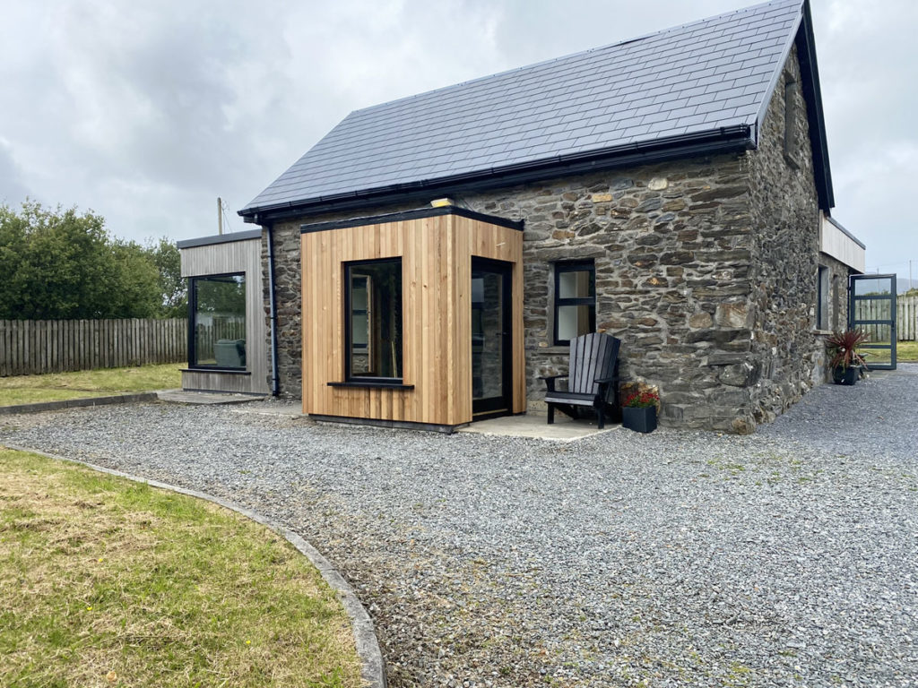 A beautiful stone cottage with sea access and it's own jetty.